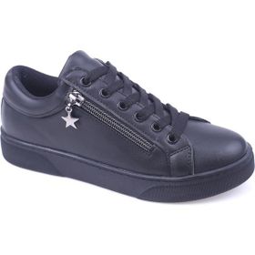 Papuç Sepeti 2599 Siyah Kadın Günlük Sneaker Ayakkabı