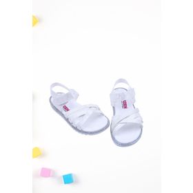 Papuç Sepeti ARZEN-2880 Beyaz Kız Çocuk Ortopedik Sandalet