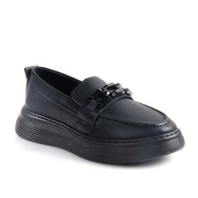 Papuçcity 02675 Siyah Ortopedik Günlük Kadın Loafer Ayakkabı