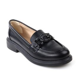 Papuçcity 02702 Siyah Ortopedik Günlük Kadın Loafer Ayakkabı