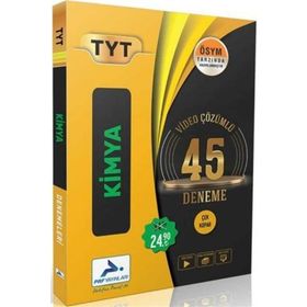 Paraf Hazırlık Yayınları TYT Kimya Video Çözümlü 45 Deneme