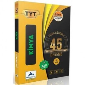 Paraf Hazırlık Yayınları TYT Kimya Video Çözümlü 45 Deneme