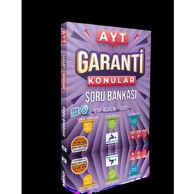 Paraf Yayınları 2022 Ayt Garanti Konular Soru Bankası Eşit Ağırlık Sözel