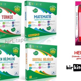 Paraf Yayınları 6. Sınıf Türkçe Matematik Fen Bilimleri Sosyal Bilgiler Soru Kütüphanesi Fırsat Seti