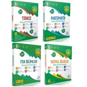 Paraf Yayınları 6. Sınıf Türkçe Matematik Fen Bilimleri Sosyal Bilgiler Soru Kütüphanesi Fırsat Seti