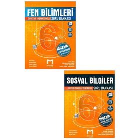 Paraf Yayınları 6. Sınıf Türkçe Matematik Fen Bilimleri Sosyal Bilgiler Soru Kütüphanesi Fırsat Seti