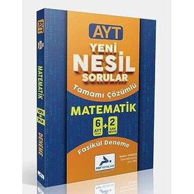 Paraf Yayınları 6+2 AYT Yeni Nesil Çözümlü Matematik Fasikül Deneme