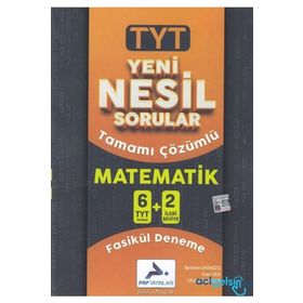 Paraf Yayınları 6+2 AYT Yeni Nesil Çözümlü Matematik Fasikül Deneme