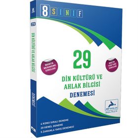 Paraf Yayınları 8. Sınıf Din Kültürü Ve Ahlak Bilgisi 29 Deneme