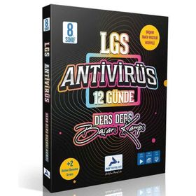 Paraf Yayınları 8. Sınıf LGS Antivirüs 12 Günde Ders Ders Başarı Kampı