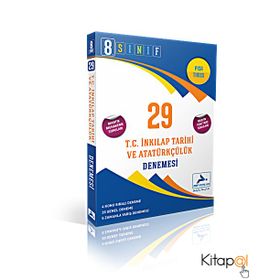 Paraf Yayınları 8. Sınıf T.C. İnkılap Tarihi ve Atatürkçülük Deneme