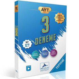 Paraf Yayınları AYT 3 Deneme