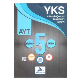 Paraf Yayınları AYT 5 Çözümlü Deneme