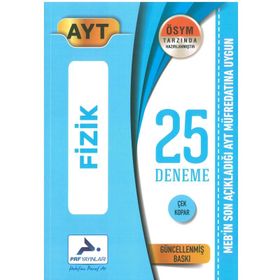 Paraf Yayınları AYT Fizik 25'li Deneme