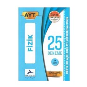 Paraf Yayınları AYT Fizik 25'li Deneme