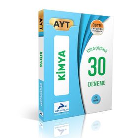 Paraf Yayınları AYT Kimya 30 Deneme