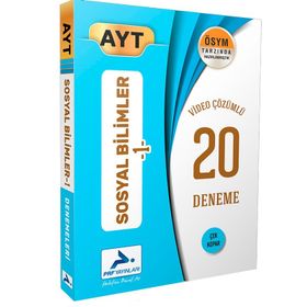 Paraf Yayınları AYT Sosyal Bilimler 1 Video Çözümlü