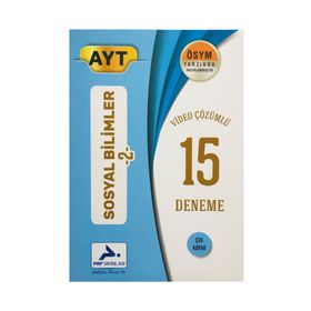 Paraf Yayınları AYT Sosyal Bilimler 2 Video Çözümlü 15 Deneme