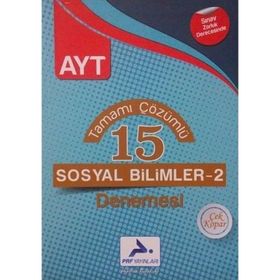 Paraf Yayınları AYT Sosyal Bilimler 2 Video Çözümlü 15 Deneme