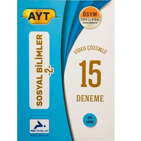 Paraf Yayınları AYT Sosyal Bilimler 2 Video Çözümlü 15 Deneme