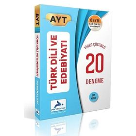 Paraf Yayınları AYT Türk Dili Ve Edebiyatı 20 Deneme