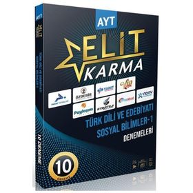 Paraf Yayınları - AYT Türk Dili ve Edebiyatı Sosyal Bilimler 1 Elit Karma 10 Deneme