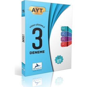 Paraf Yayınları AYT Video Çözümlü 3 Fasikül Deneme