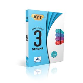 Paraf Yayınları AYT Video Çözümlü 3 Fasikül Deneme