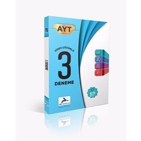 Paraf Yayınları AYT Video Çözümlü 3 Fasikül Deneme