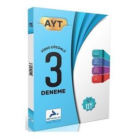 Paraf Yayınları AYT Video Çözümlü 3 Fasikül Deneme