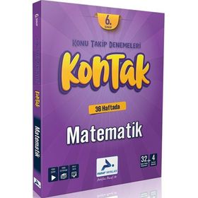 Paraf Yayınları - Kontak 6. Sınıf Matematik Denemeleri