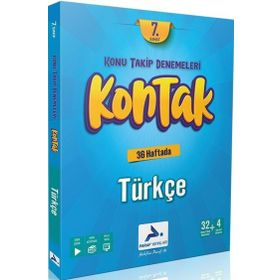 Paraf Yayınları - Kontak 7. Sınıf Türkçe Denemeleri