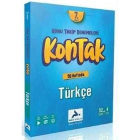 Paraf Yayınları - Kontak 7. Sınıf Türkçe Denemeleri