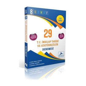 Paraf Yayınları LGS 8. Sınıf 29 T.C. İnkılap Tarihi ve Atatürkçülük Denemesi