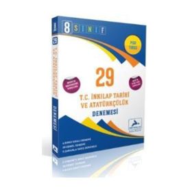 Paraf Yayınları LGS 8. Sınıf 29 T.C. İnkılap Tarihi ve Atatürkçülük Denemesi