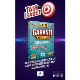 Paraf Yayınları Lgs Garanti Konular Soru Bankası
