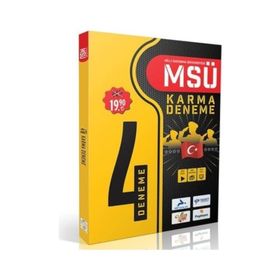 Paraf Yayınları MSÜ Karma 4'lü Deneme