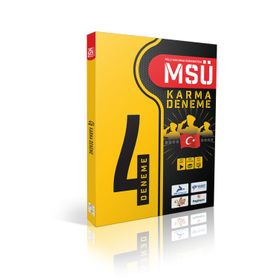 Paraf Yayınları MSÜ Karma 4'lü Deneme