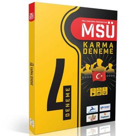 Paraf Yayınları MSÜ Karma 4'lü Deneme