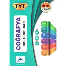 Paraf Yayınları TYT Coğrafya Ösym Tarzında Hazırlanmış Soru Kütüphanesi