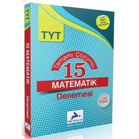Paraf Yayınları TYT Matematik Tamamı Çözümlü 15 Deneme