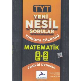 Paraf Yayınları TYT Matematik Yeni Nesil Sorular Fasikül Deneme