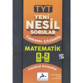 Paraf Yayınları TYT Matematik Yeni Nesil Sorular Fasikül Deneme