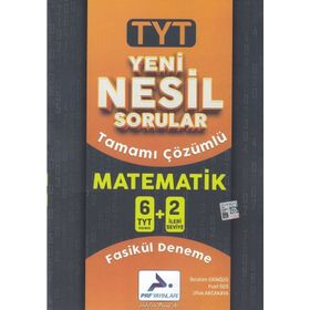 Paraf Yayınları TYT Matematik Yeni Nesil Sorular Fasikül Deneme