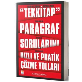 Paragraf Sorularını Hızlı ve Pratik Çözme Yolları Ramazan Kiraz Nisan Kitabevi Yayınları