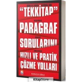 Paragraf Sorularını Hızlı ve Pratik Çözme Yolları Ramazan Kiraz Nisan Kitabevi Yayınları