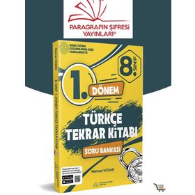 Paragrafın Şifresi - 8. Sınıf 1. Dönem Türkçe Tekrar Kitabı