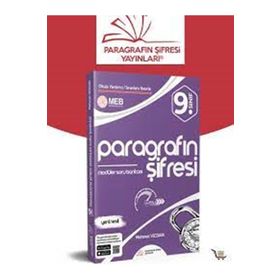 Paragrafın Şifresi 9. Sınıf Paragraf Modüler Soru Bankası