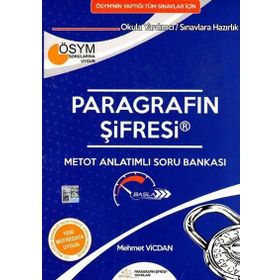 Paragrafın Şifresi Metot Anlatımlı Soru Bankası - Mehmet Vicdan