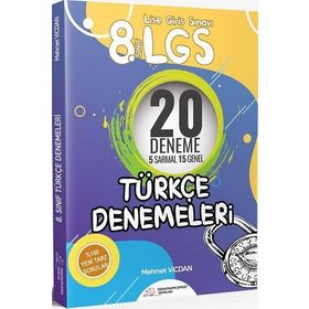 Paragrafın Şifresi Yayınları 8. Sınıf LGS Türkçe 5 Sıralı 15 Genel Denemeleri
